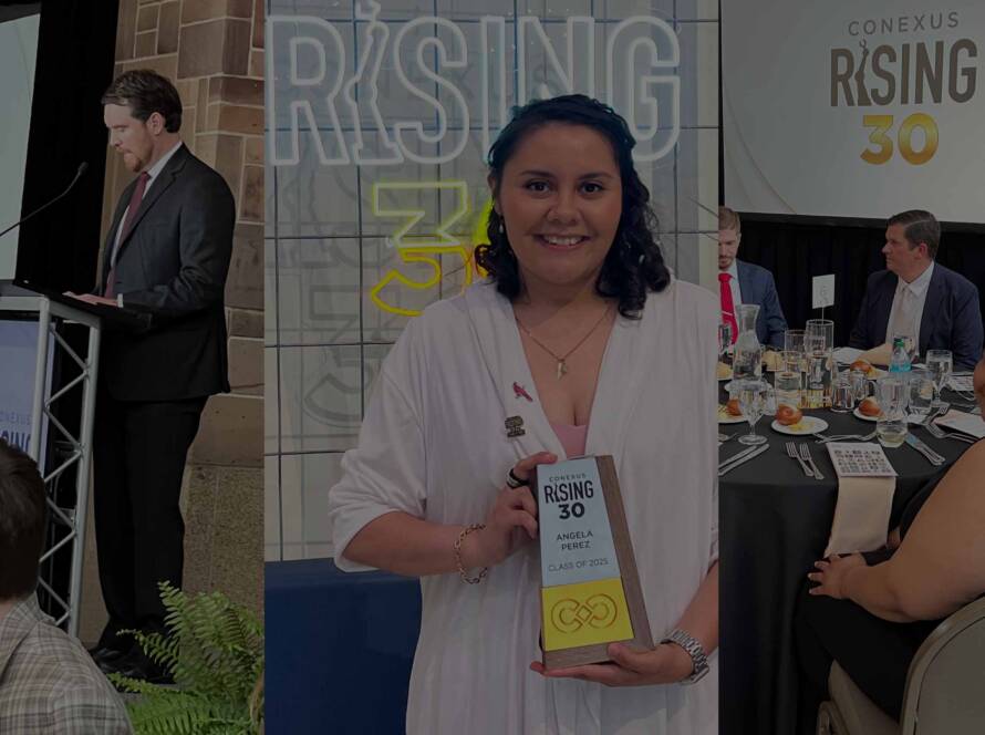 FiberX’s Plant Engineer and Operator, Angela Perez, has been named to Conexus Indiana’s Rising 30 Class of 2025 for her work in advanced manufacturing and logistics. Conexus recently announced the fifth annual Rising 30, an exclusive group of young professionals making significant early-career contributions to Indiana’s advanced manufacturing and logistics sectors.
