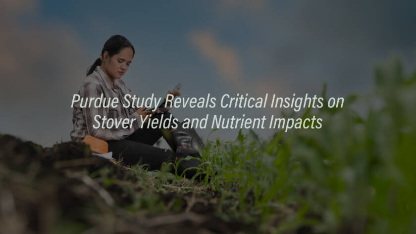 Dr. Dan Quinn, Purdue Extension Corn Specialist, along with graduate research assistant Bruno Scheffer, recently published interim results from the ongoing study examining how corn stover harvesting affects soil health, nutrient levels, and long-term farm productivity.