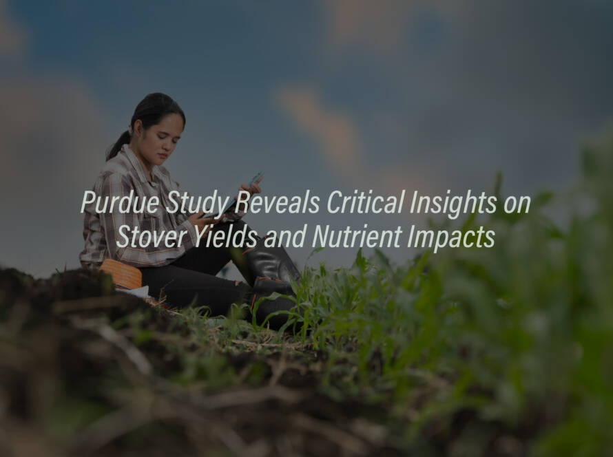 Dr. Dan Quinn, Purdue Extension Corn Specialist, along with graduate research assistant Bruno Scheffer, recently published interim results from the ongoing study examining how corn stover harvesting affects soil health, nutrient levels, and long-term farm productivity.